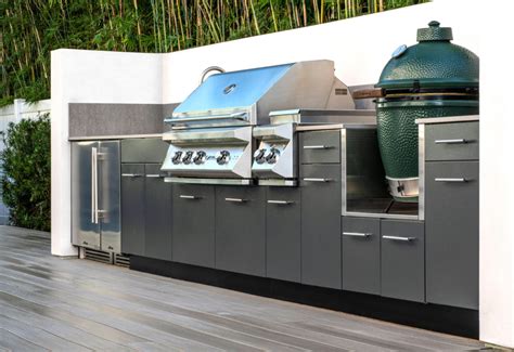 outdoor kitchen stainless steel 7 piece cabinet set|Outdoor Kitchen Stainless.